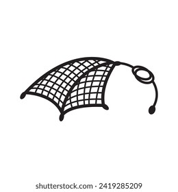 fishing net icon vector illustration template design