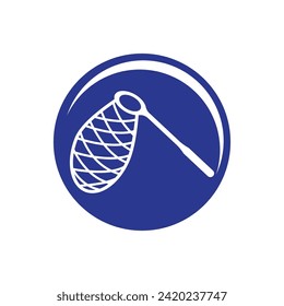fishing net icon vector illustration template design