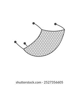 fishing net icon vector illustration template design
