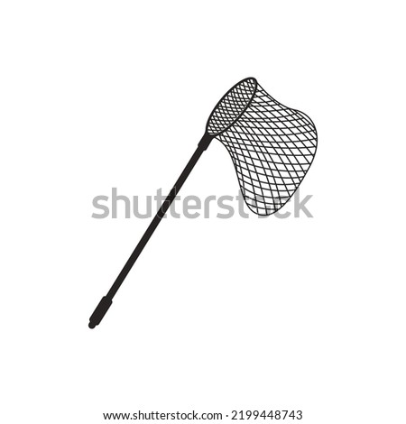 fishing net icon vector illustration template design