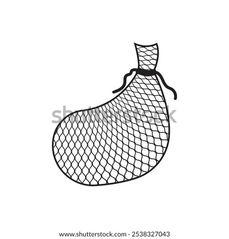 fishing net icon vector illustration template design