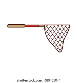 fishing net isolated icon