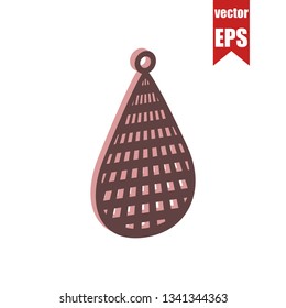Fishing net isometric icon.Vector illustration.