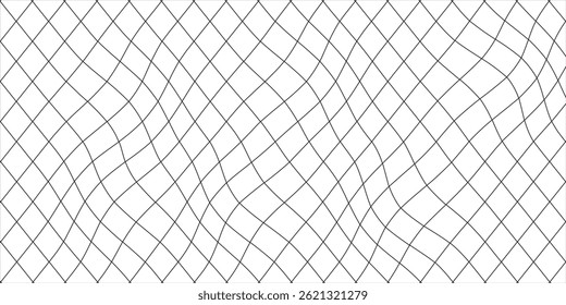 Fishing net on a white background. Rope. Football or tennis net