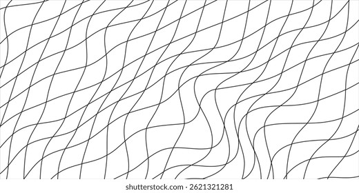 Fishing net on a white background. Rope. Football or tennis net