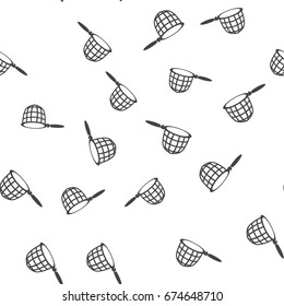 Fishing net seamless pattern. Vector illustration for backgrounds
