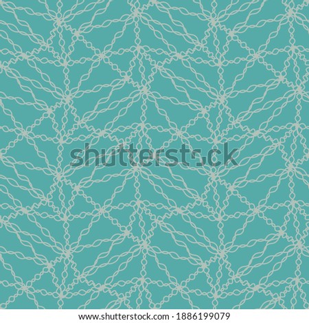 Fishing net seamless vector pattern. Surface print design for fabrics, stationery, scrapbook paper, gift wrap, textiles, backgrounds, and packaging.