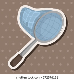 Fishing nets theme elements