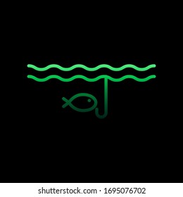 Fishing nolan icon. Simple thin line, outline vector of Summer icons for ui and ux, website or mobile application