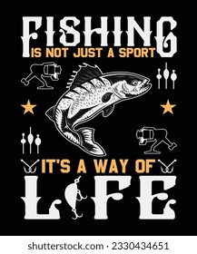 FISHING IS NOT JUST A SPORT IT'S A WAY OF LIFE