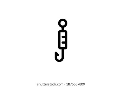 Fishing Outline Icon - Hook