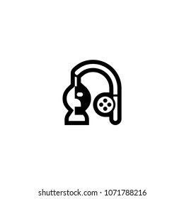 Fishing Pole Icon. Vector Fishing Icon