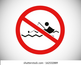 Fishing Prohibited Sign