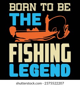 Fishing quote awesome t-shirt design