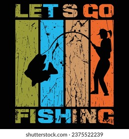 Fishing quote awesome t-shirt design