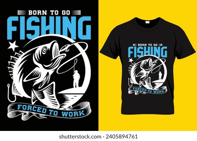 Fishing quote awesome t-shirt design illustrator