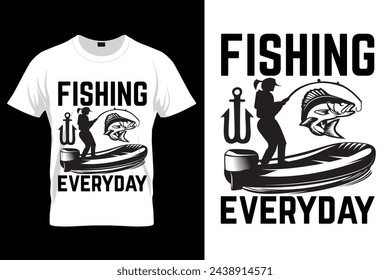 Fishing quote awesome t-shirt design instant download fishing t-shirt white t-shirt