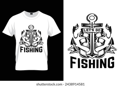 Fishing quote awesome t-shirt design instant download fishing t-shirt white t-shirt