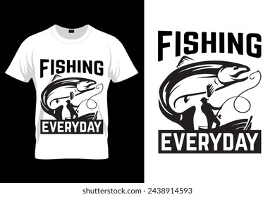 Fishing quote awesome t-shirt design instant download fishing t-shirt white t-shirt