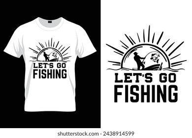 Fishing quote awesome t-shirt design instant download fishing t-shirt white t-shirt