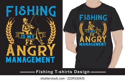 Fishing Quote Typhography vector t-shirt design template.  Vector graphic, typographic poster or t-shirt.