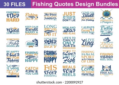 Fishing Quotes svg Bundle. Quotes about Fishing, Fishing cut files Bundle of 20 svg eps Files for Cutting Machines Cameo Cricut, Fishing Quotes