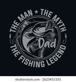 Fishing quotes vector design, t shirt design
