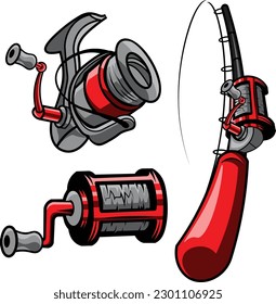 Fishing racks and fishing rods