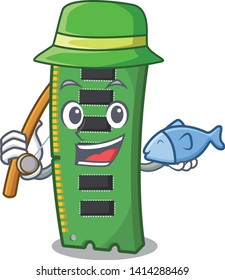 Fishing RAM memory card in PC character