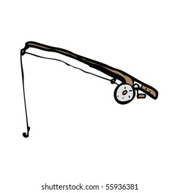 fishing rod cartoon