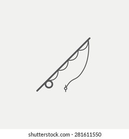 Fishing rod icon