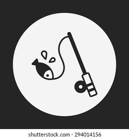 Fishing rod icon