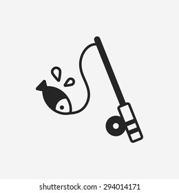 Fishing rod icon