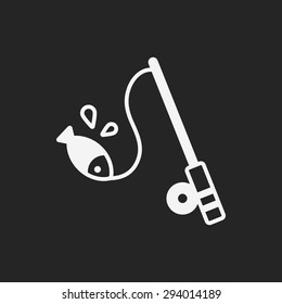 Fishing rod icon