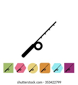 Fishing rod icon