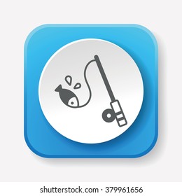 Fishing rod icon