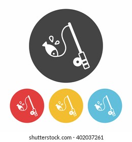 Fishing rod icon