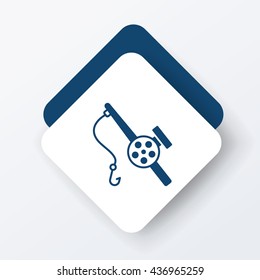 Fishing rod icon