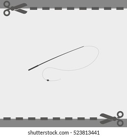 Fishing rod icon.
