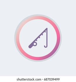 Fishing rod icon