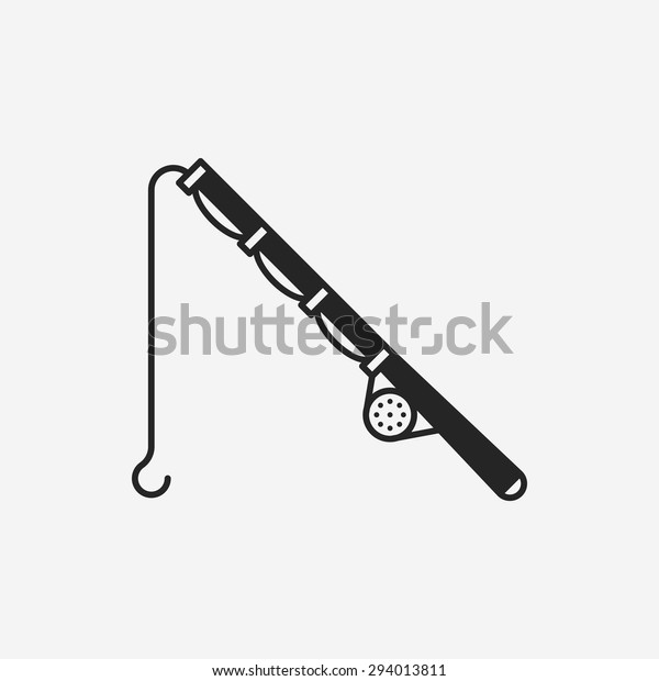 Download Fishing Rod Icon Stock Vector (Royalty Free) 294013811