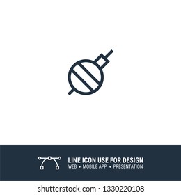 fishing rod icon design