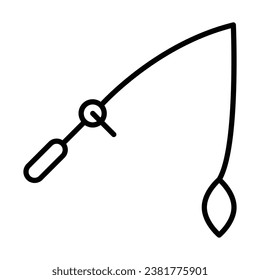 Fishing Rod icon design for personal commercial use