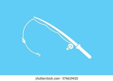 Fishing Rod icon vector illustration.