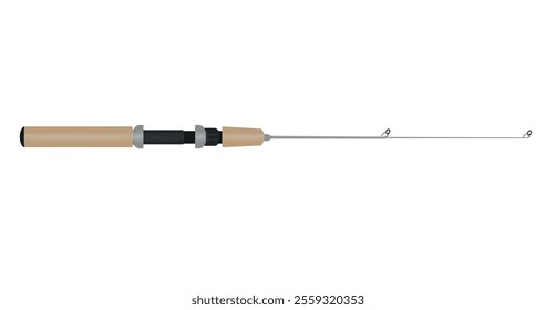 Fishing rod pole. vector illustration