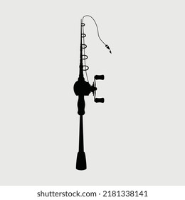 Fishing Rod SVG Printable Vector Design,