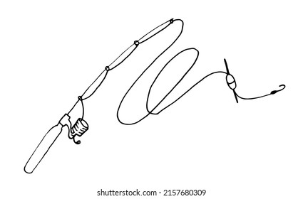 370 Fishing pole doodle Images, Stock Photos & Vectors | Shutterstock