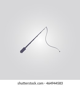 fishing rod. vector illustration