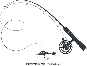 Fishing reel .ai Royalty Free Stock Vector Clip Art