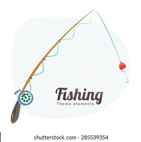 Fishing Rods Stock Vector (Royalty Free) 285539354 | Shutterstock